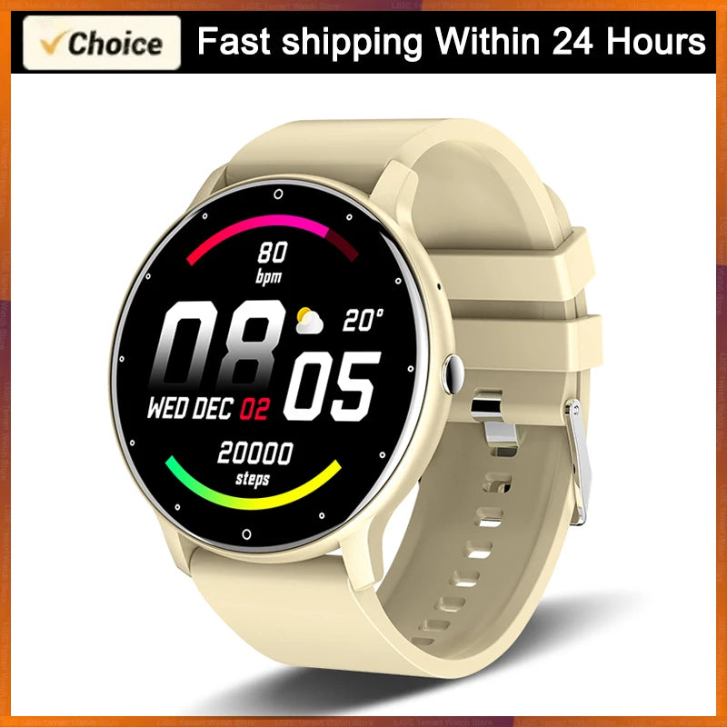 Montre Connectée Femme Homme LIGE Étanche - Bracelet Sport Météo Android iOS | MDN