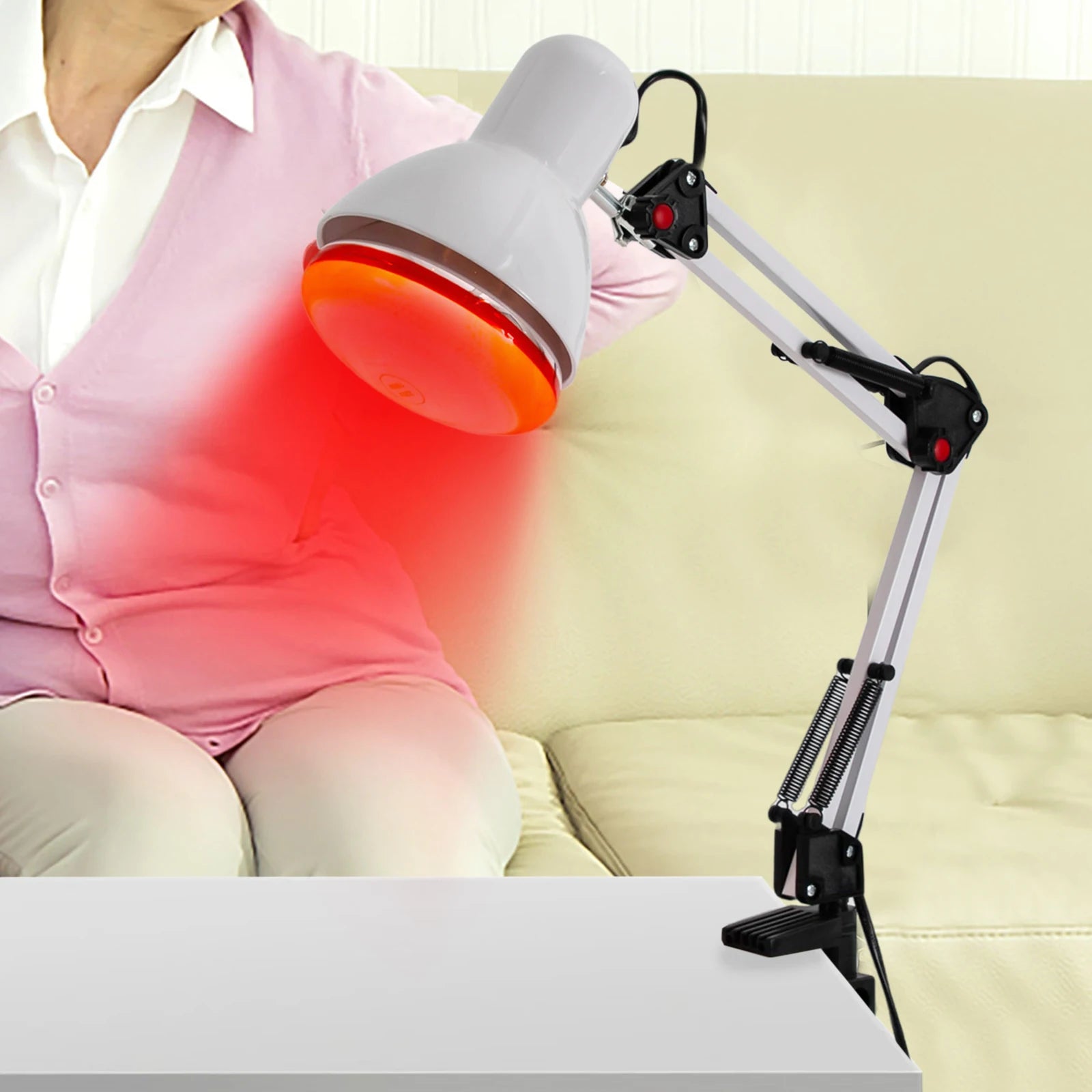 Lampe Infrarouge 150W Thérapeutique Pivotante Soulagement Douleurs | MDN Store