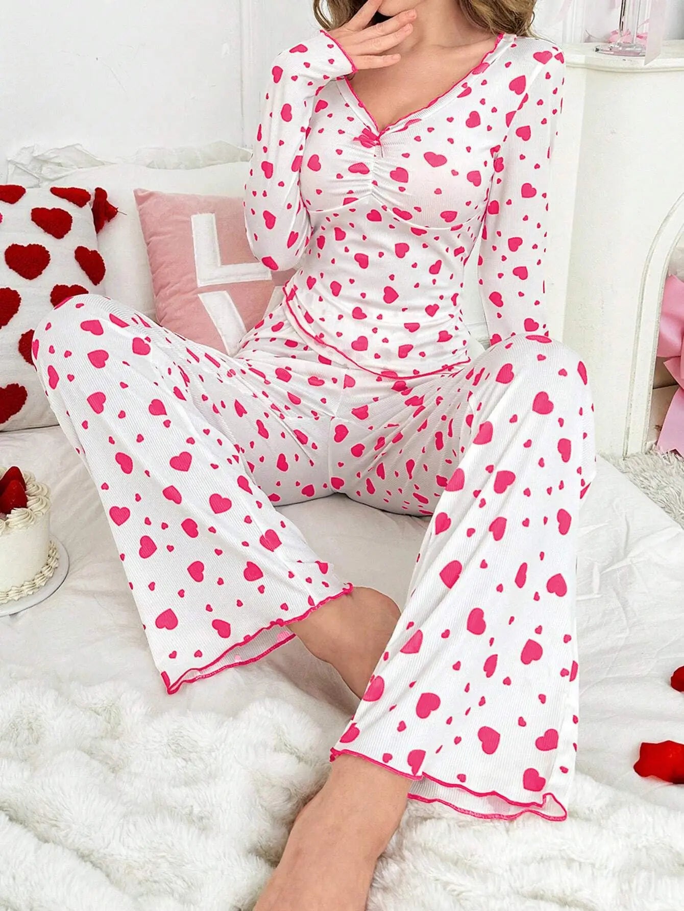 Pyjama Automne Hiver Cœur | MDN Store