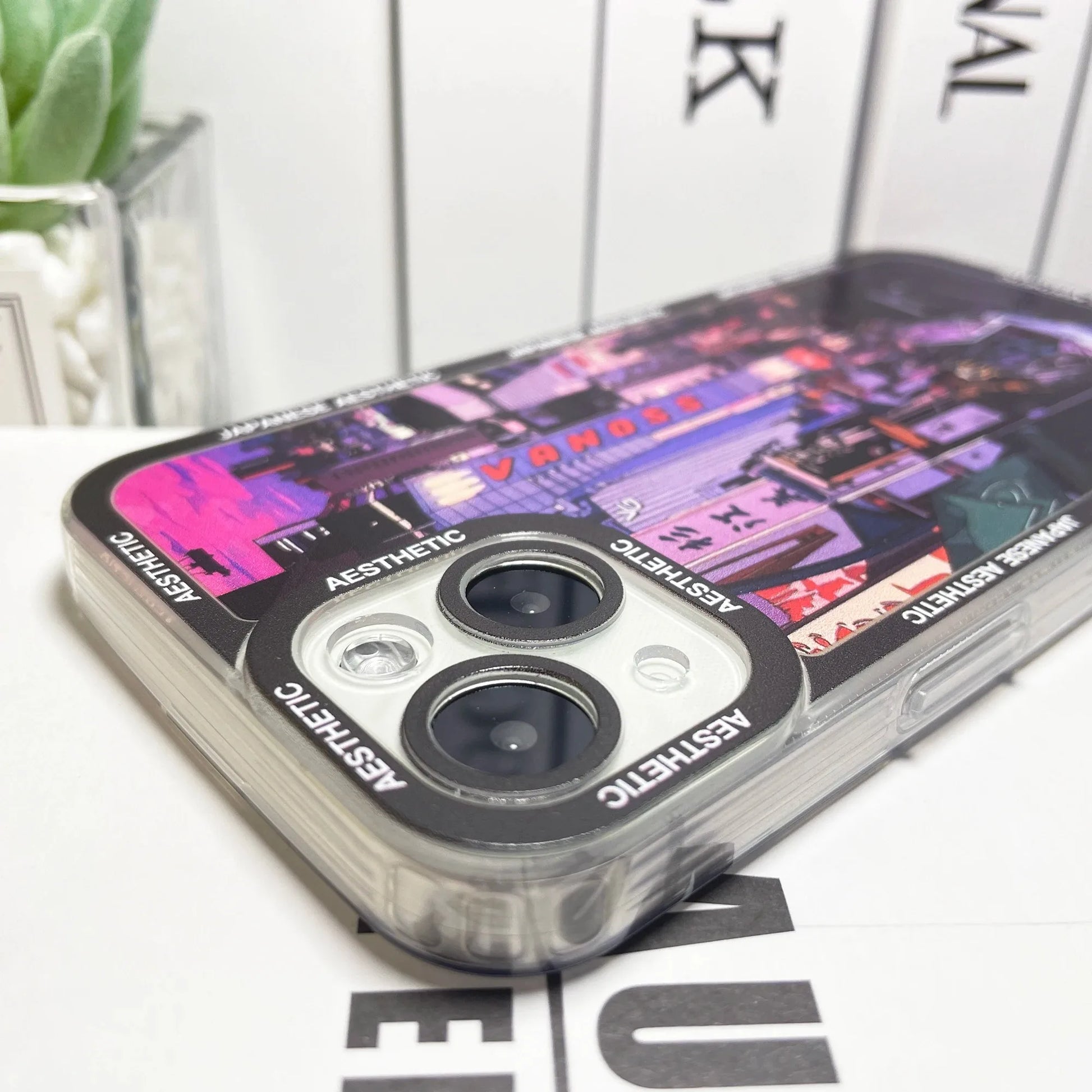 Coque iPhone Tokyo Neon Lights Aesthetic - 16 15 14 13 12 11 | MDN Store