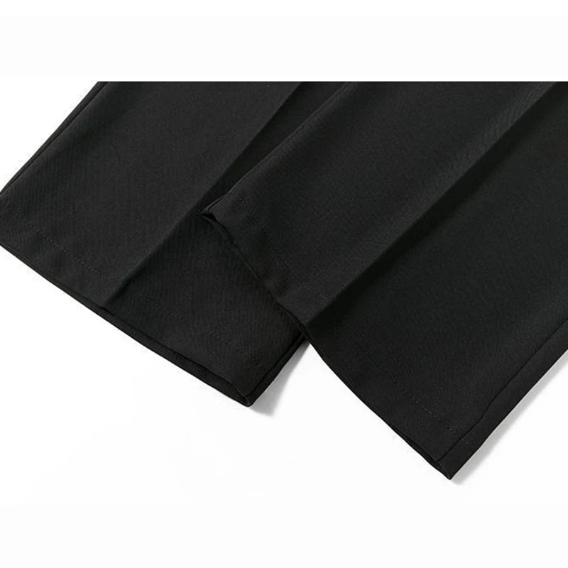 Pantalon Femme Taille Haute Lacets - Jambe Droite Costume Bureau Chic Kaki | MDN