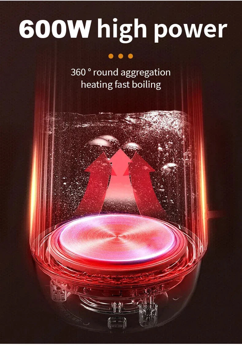 Bouilloire Électrique Portable 500ML Voyage | MDN