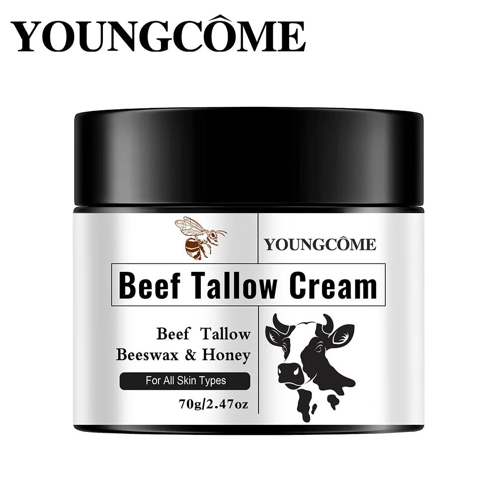 Crème Visage Suif de Bœuf Miel Hydratation Éclaircissant Anti-Rougeurs | MDN Store