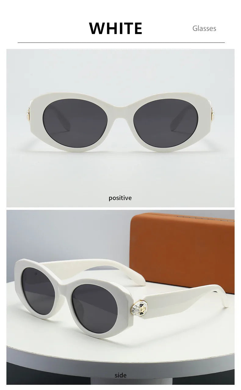 Lunettes Soleil Cat Eye Serpent Métal | MDN Store