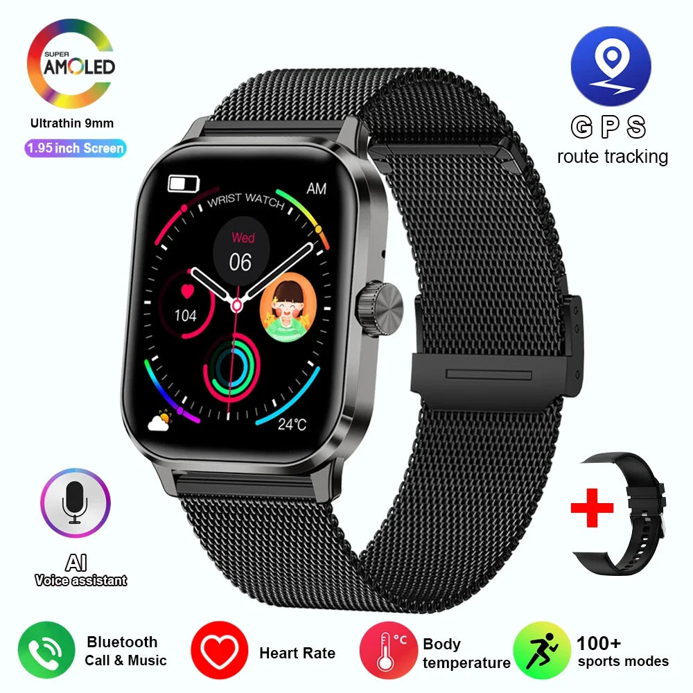 Montre Connectée Ultra-Fine 1.99" Appels Bluetooth GPS | MDN Store