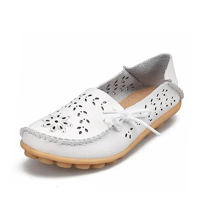 Ballerines Cuir Véritable Confort Femme | MDN