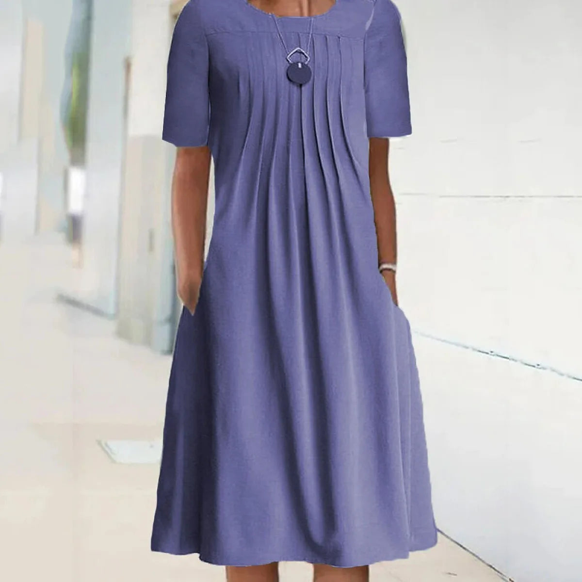 Robe Longue Femme Bohème Fleurie Volants Poches Été | MDN Store
