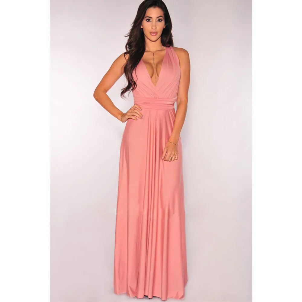 Robe Longue Femme Bandage Multiway Convertible Boho | MDN Store