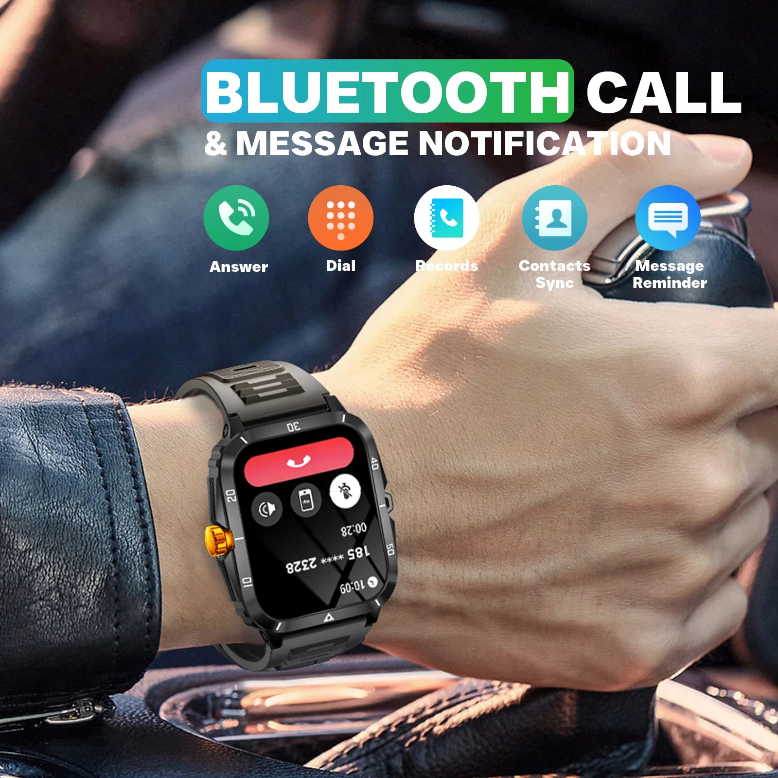 Montre Connectée Sport 1.96" Appels Bluetooth Étanche | MDN Store