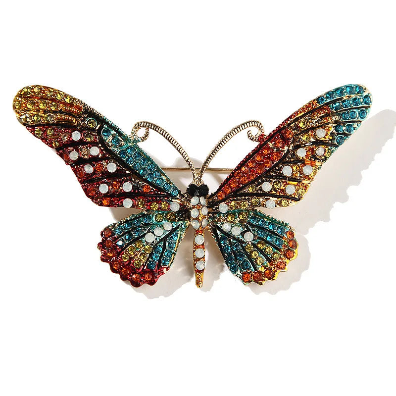 Broche Papillon Baroque Vintage Pin Badge Élégant | MDN