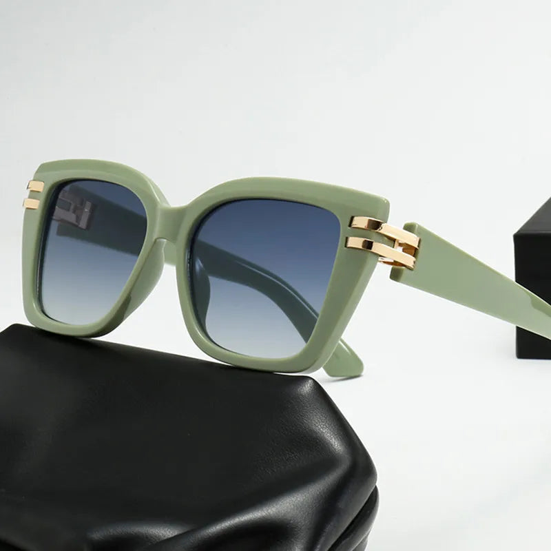 Lunettes Soleil Carré Vintage Rivet | MDN Store