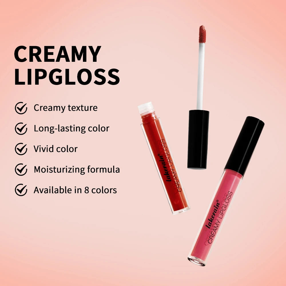 Gloss Lèvres Crémeux Imperméable 8 Couleurs Velours Mat Hydratant | MDN Store
