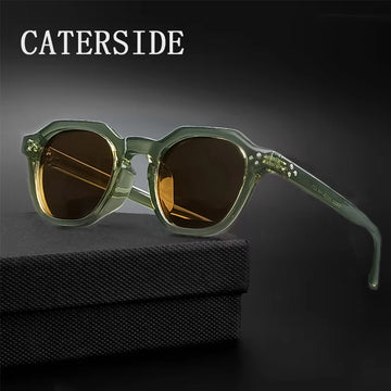 CATERSIDE Lunettes de Soleil Polarisées Rétro Femme Monture TR90 Ultra-Légère UV400 | MDN Store 25
