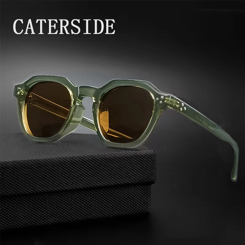 CATERSIDE Lunettes de Soleil Polarisées Rétro Femme Monture TR90 Ultra-Légère UV400 | MDN Store 25