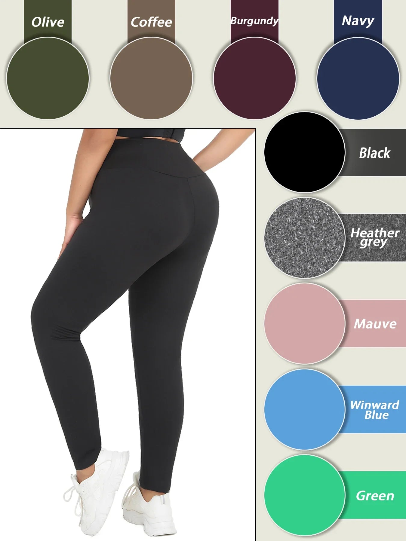 Legging Femme Taille Haute Gainant Sport | MDN Store