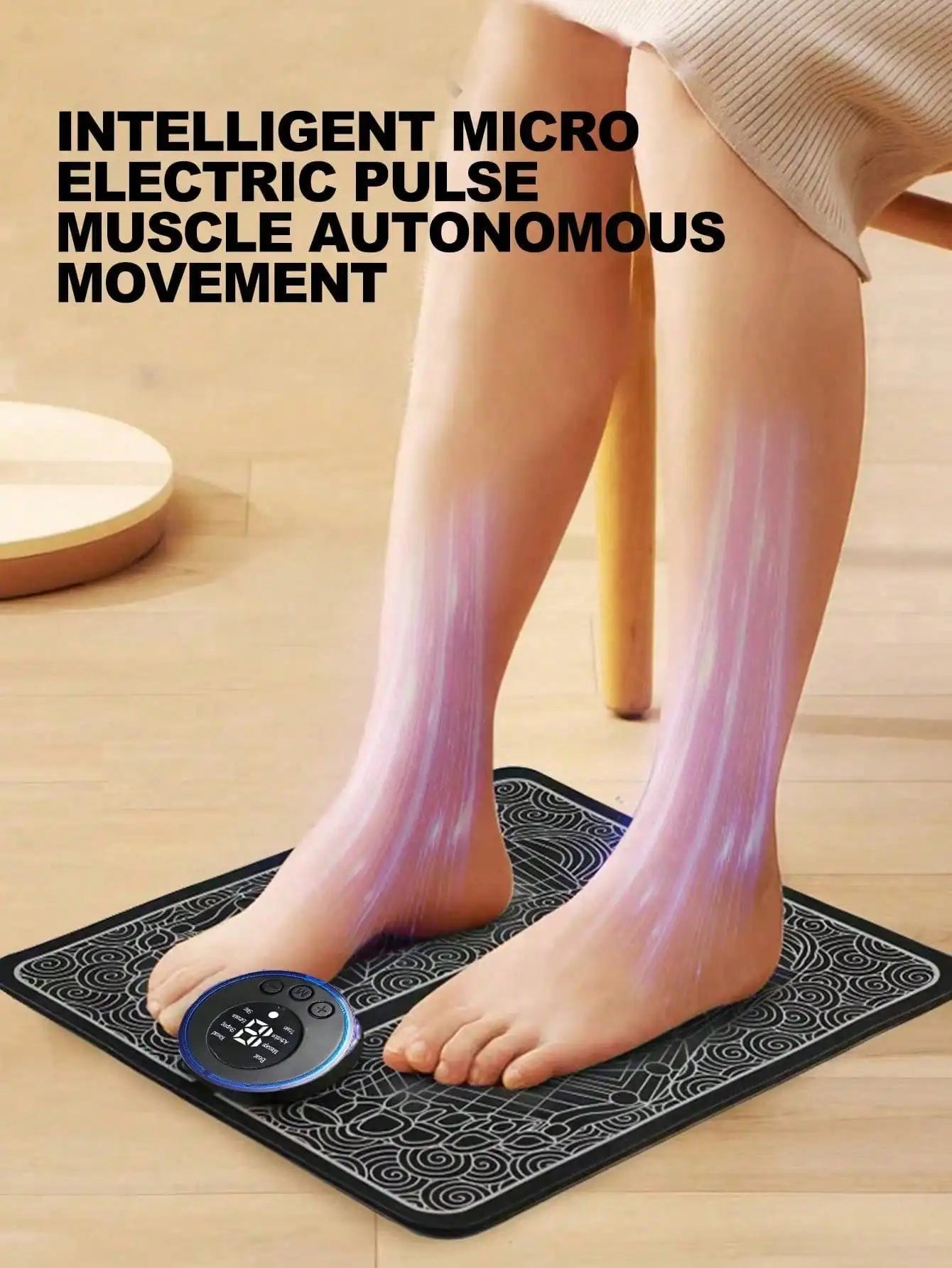 Tapis Masseur de Pieds Chauffant EMS Relaxation | MDN Store 25