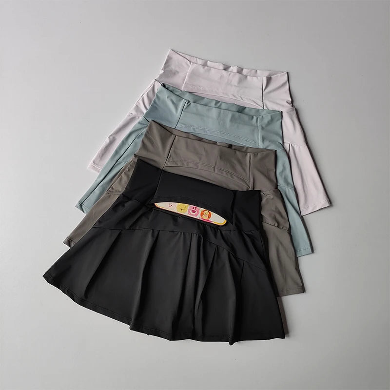 Jupe Short Sport Femme Taille Haute Séchage Rapide Tennis | MDN Store