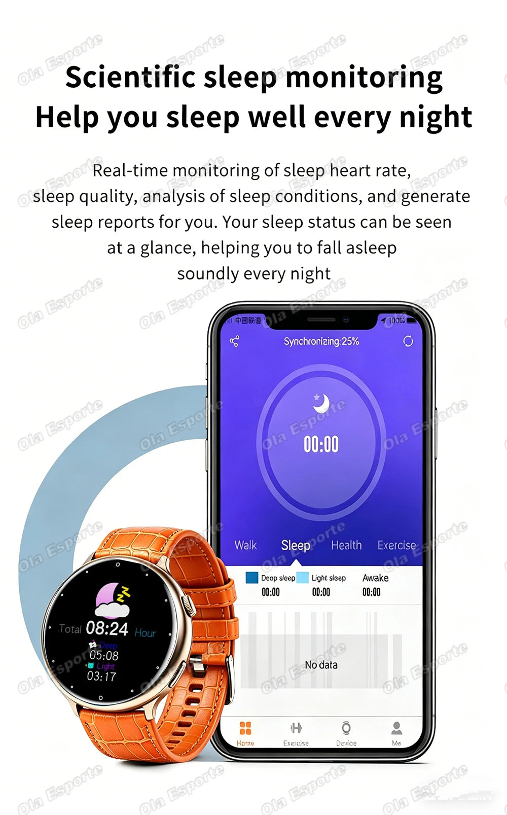 Montre Connectee Sport Assistant Vocal Bluetooth 5.3 Ecran 1.5 Pouce | MDN Store 25