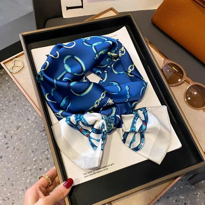 Foulard Soie Long Étroit Femme Cravate | MDN Store