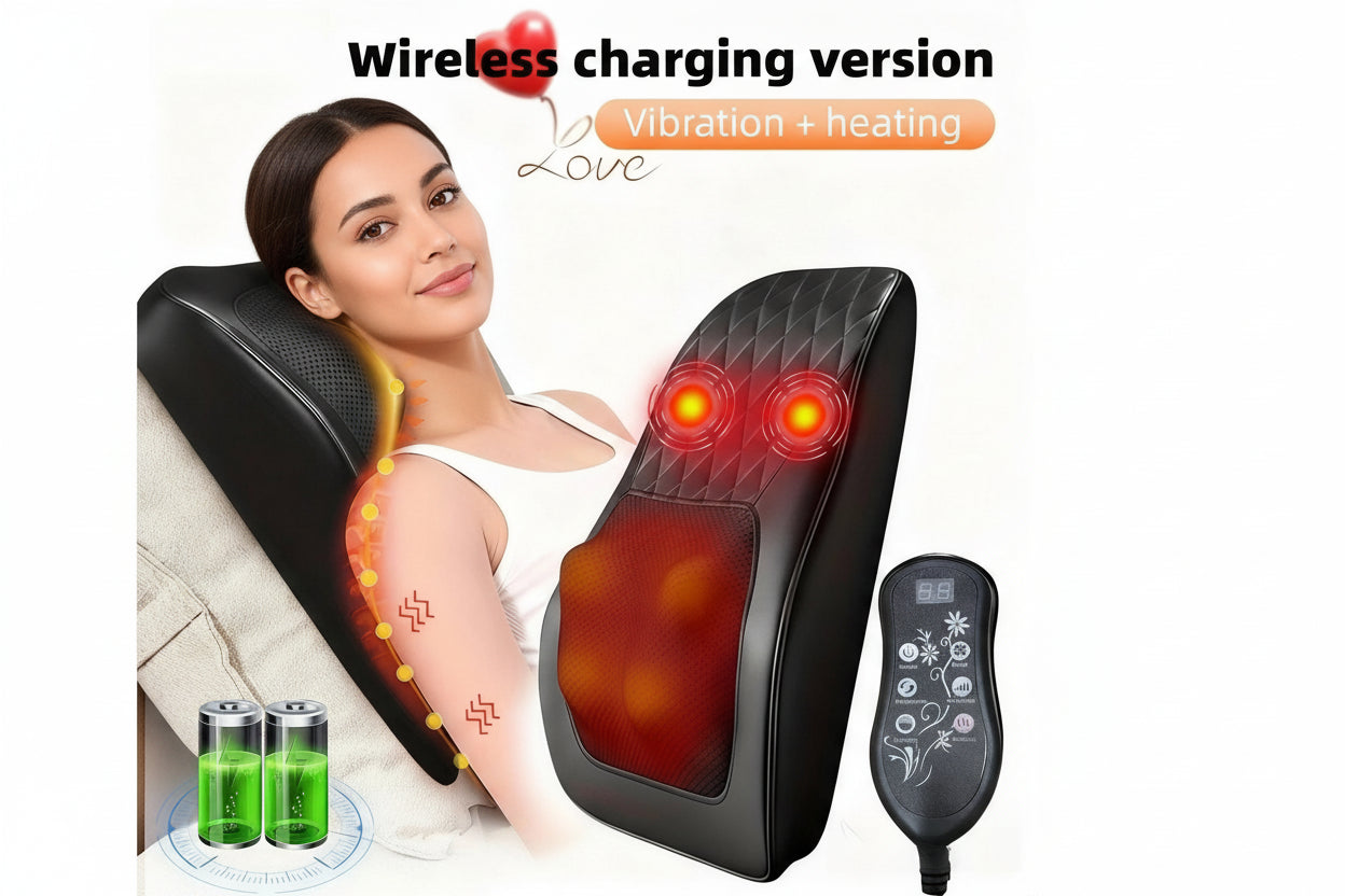Masseur Cervical Électrique Shiatsu Chauffant Nuque Épaules | MDN Store