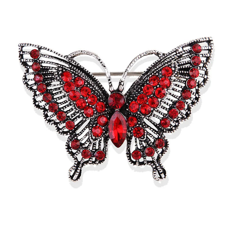 Broche Papillon Baroque Vintage Pin Badge Élégant | MDN