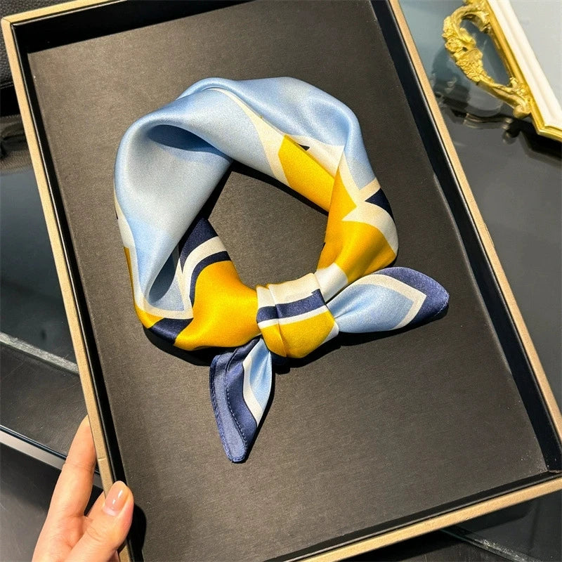 Foulard Carré Soie Naturelle 100% 53cm Femme | MDN Store
