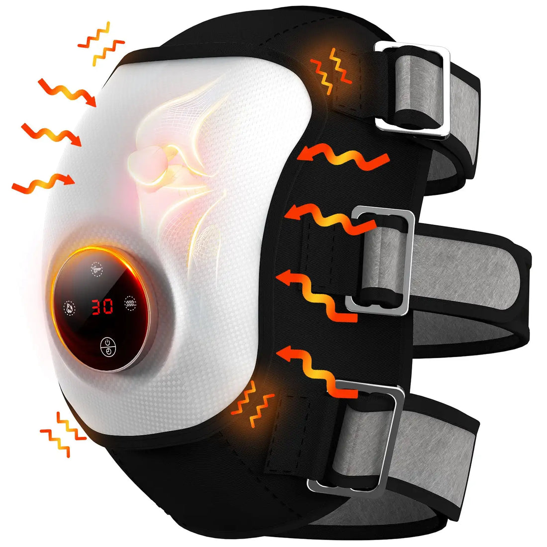 Masseur Genou Chauffant Infrarouge Vibration | MDN Store