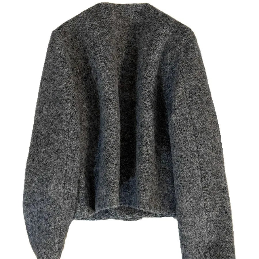 Manteau Double Boutonnage Motif Géométrique | MDN Store