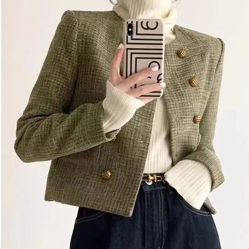 Veste Tweed Élégante Poches | MDN Store