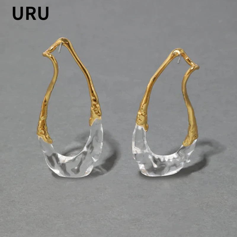 Boucles Oreilles Irrégulières Exagérées Style Européen Femme | MDN Store 25