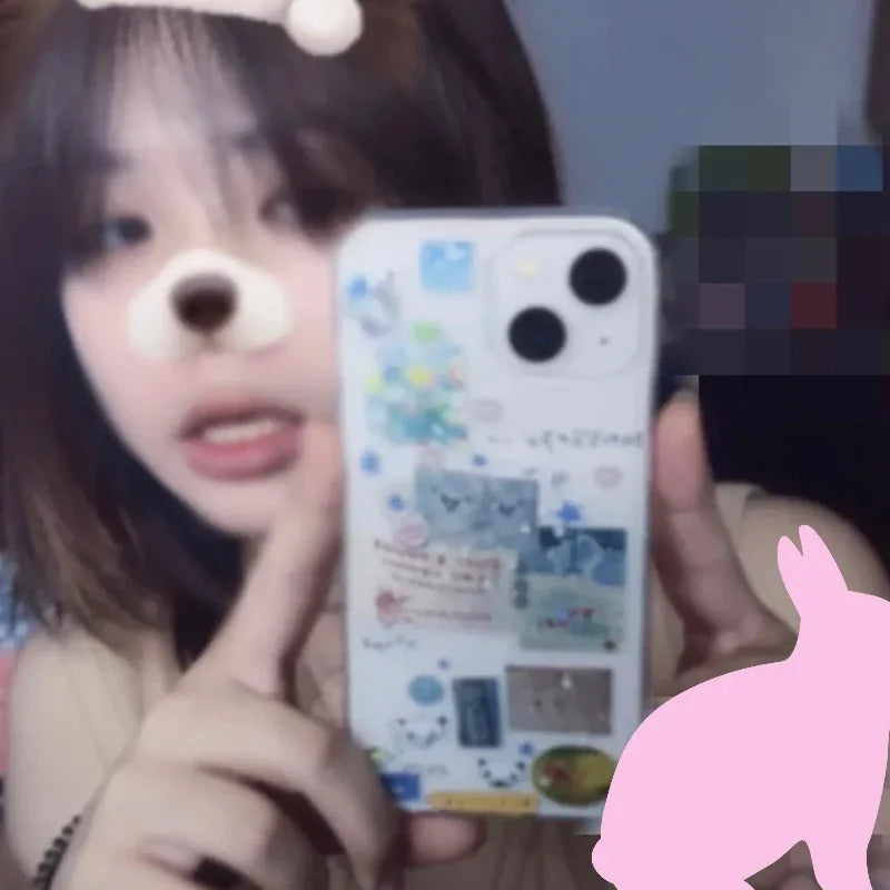 Coque iPhone Graffiti Étoiles Kawaii - 16 15 14 13 12 11 Pro Max | MDN Store