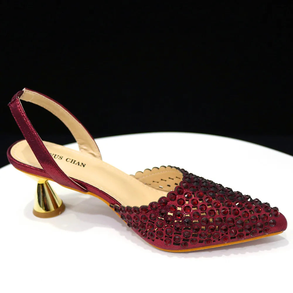 Escarpins Bout Pointu Talon Aiguille Femme Soirée | MDN Store 25