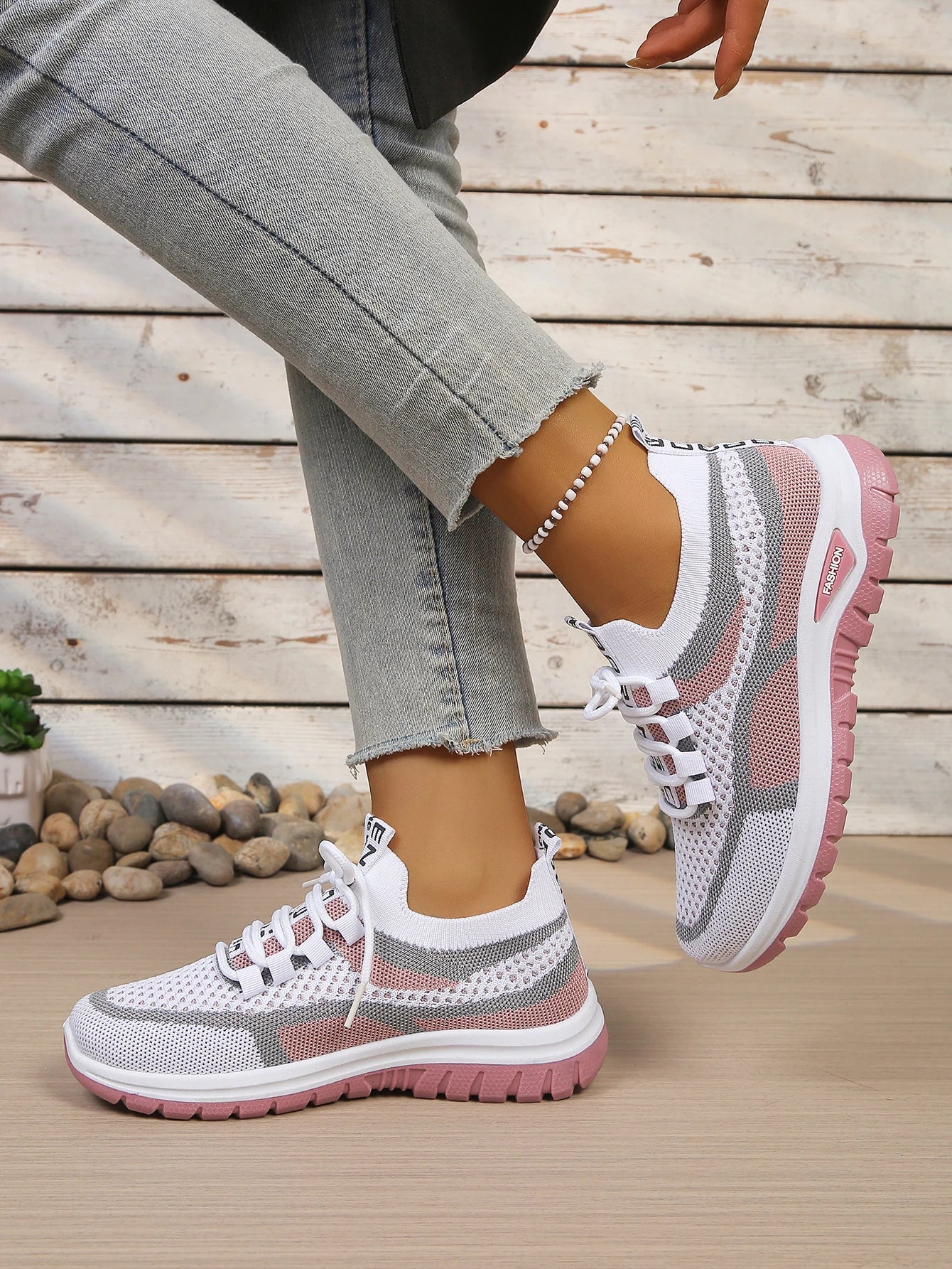 Baskets Bicolores Décontractées Femme Été | MDN Store 25