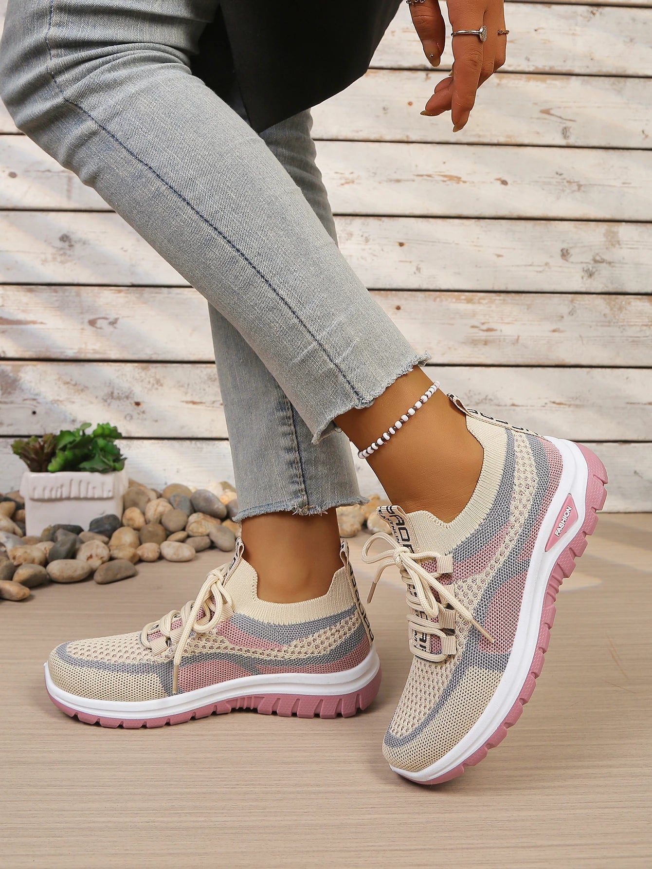 Baskets Bicolores Décontractées Femme Été | MDN Store 25