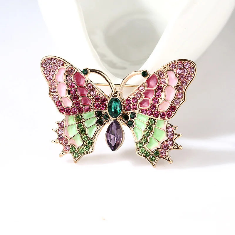 Broche Papillon Baroque Vintage Pin Badge Élégant | MDN