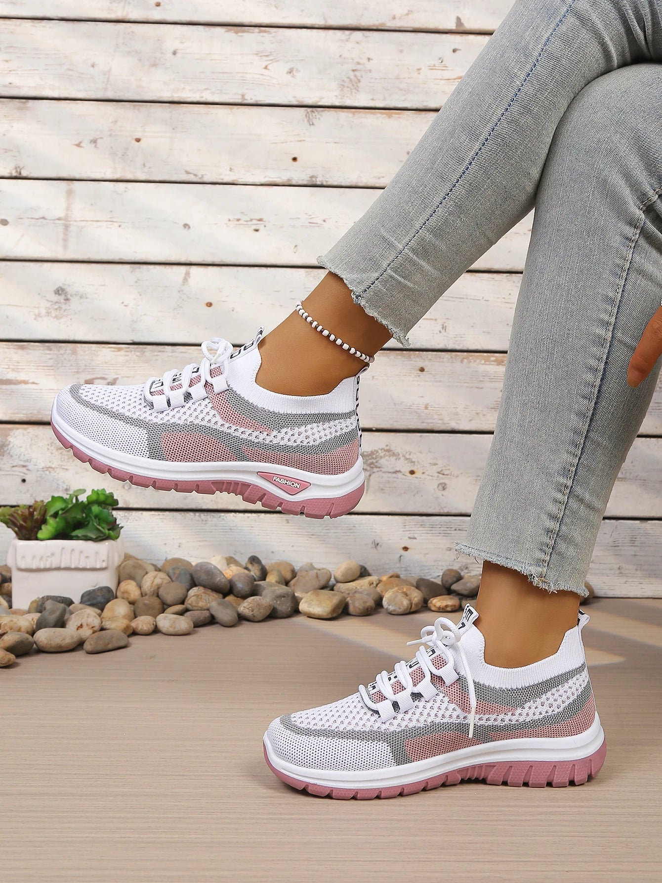 Baskets Bicolores Décontractées Femme Été | MDN Store 25