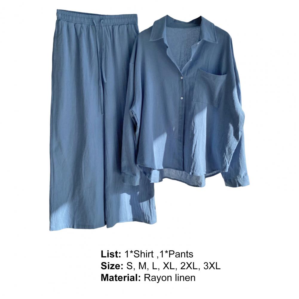 Ensemble Femme 2 Pièces Lin Décontracté | MDN Store