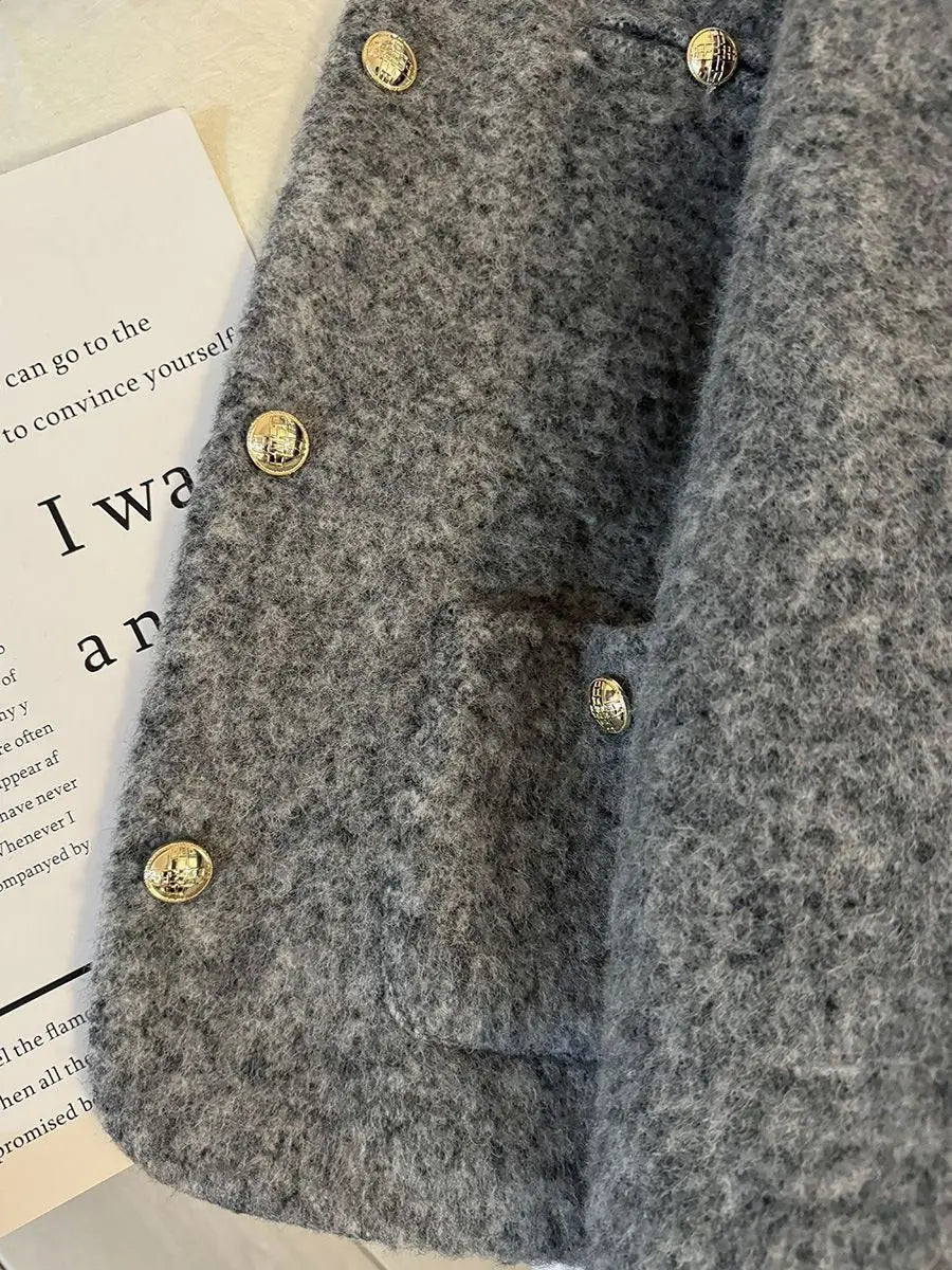 Veste Courte Grise Style Français | MDN Store