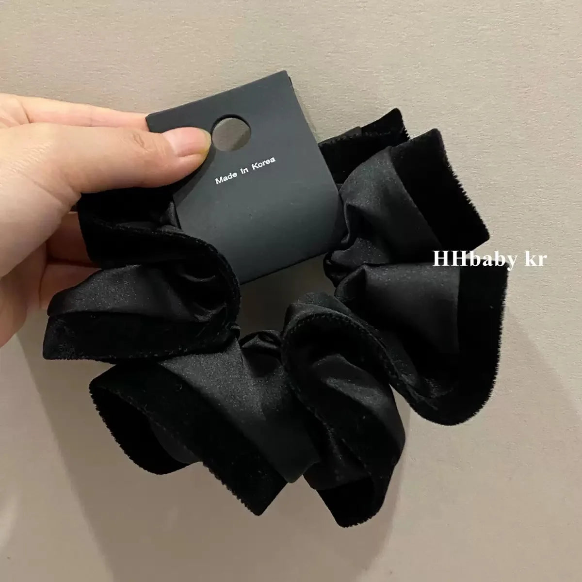 Chouchou Satin Velours Fleur | MDN Store