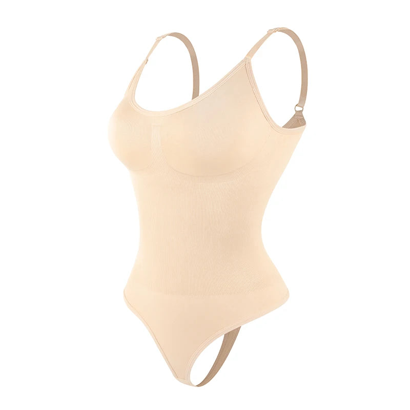 Body Gainant Sculptant Femme String - Gaine Complète Lissante Poitrine Affinée | MDN