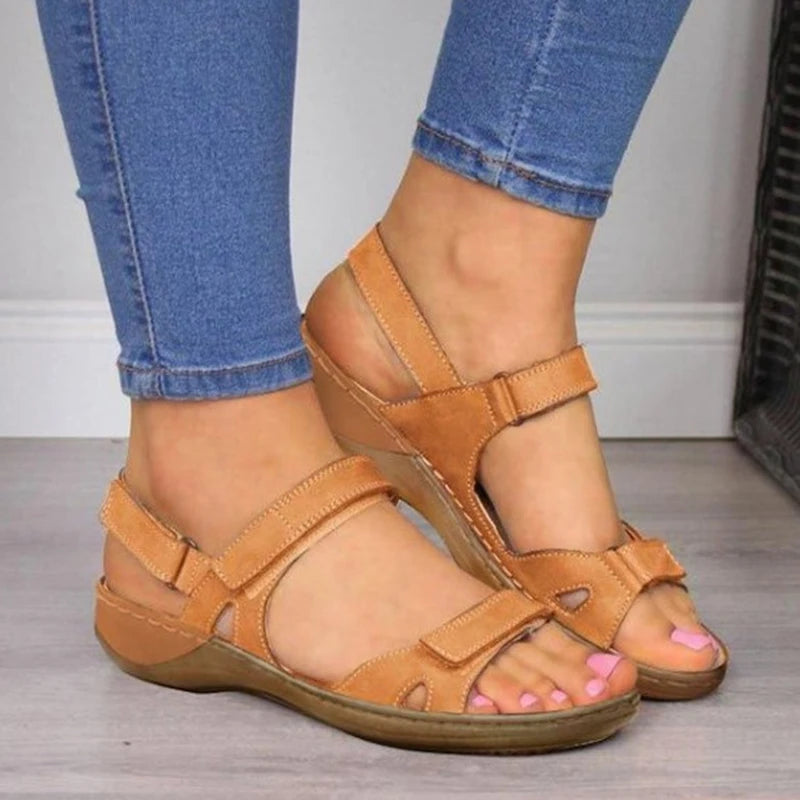 Sandales Plates Cuir Confort Respirantes Été | MDN Store