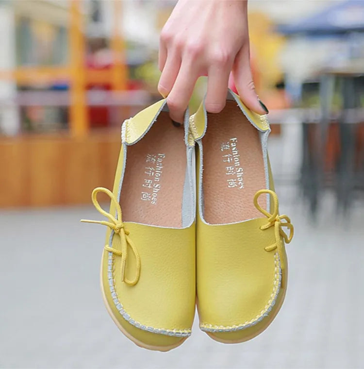 Ballerines Cuir Nœud Papillon Grande Taille | MDN Store