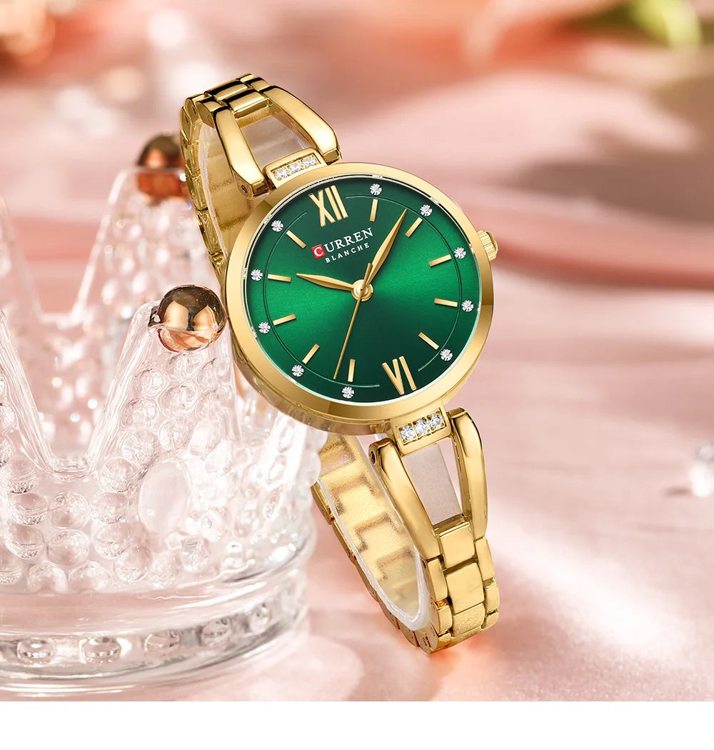 Montre Quartz Femme Acier Inoxydable Elegante Bracelet Fashion | MDN Store 25