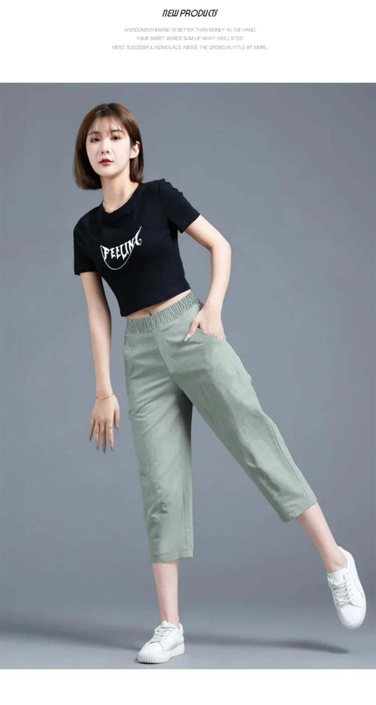Pantacourt Large Soie Glacée Été Femme | MDN Store