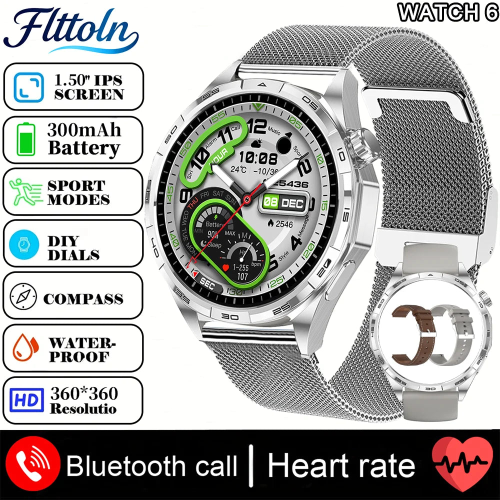 Montre Connectée GPS 1.5" NFC Boussole IP68 | MDN