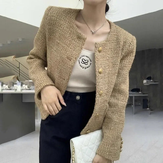 Veste Courte Tweed Poches | MDN