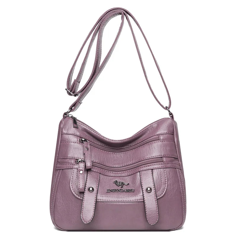 Sac Bandoulière Femme Cuir Souple Grande Capacité Élégant | MDN Store