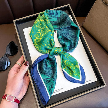 Foulard Soie 70cm Femme Bandana Châle | MDN Store