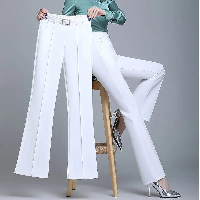 Pantalon Évasé Taille Haute Diamants | MDN Store