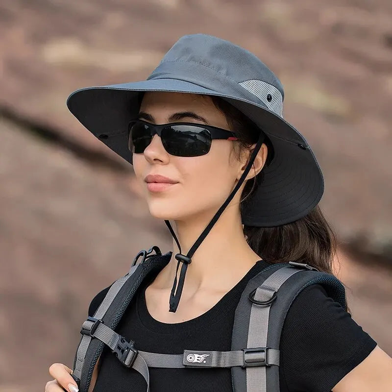 Chapeau Bob Pliable Trou Queue Cheval Bleu | MDN Store